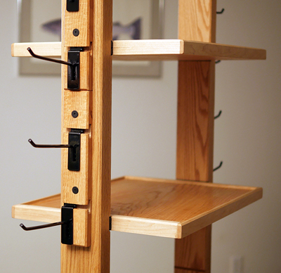 Wood Clothing Rack - Peg Hook